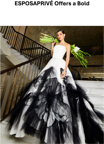 ESPOSAPRIVÉ offre une vision audacieuse de la robe de mariée dans une nouvelle campagne